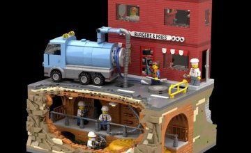 LEGO IDEAS z branżowym zestawem kanalizacyjnym